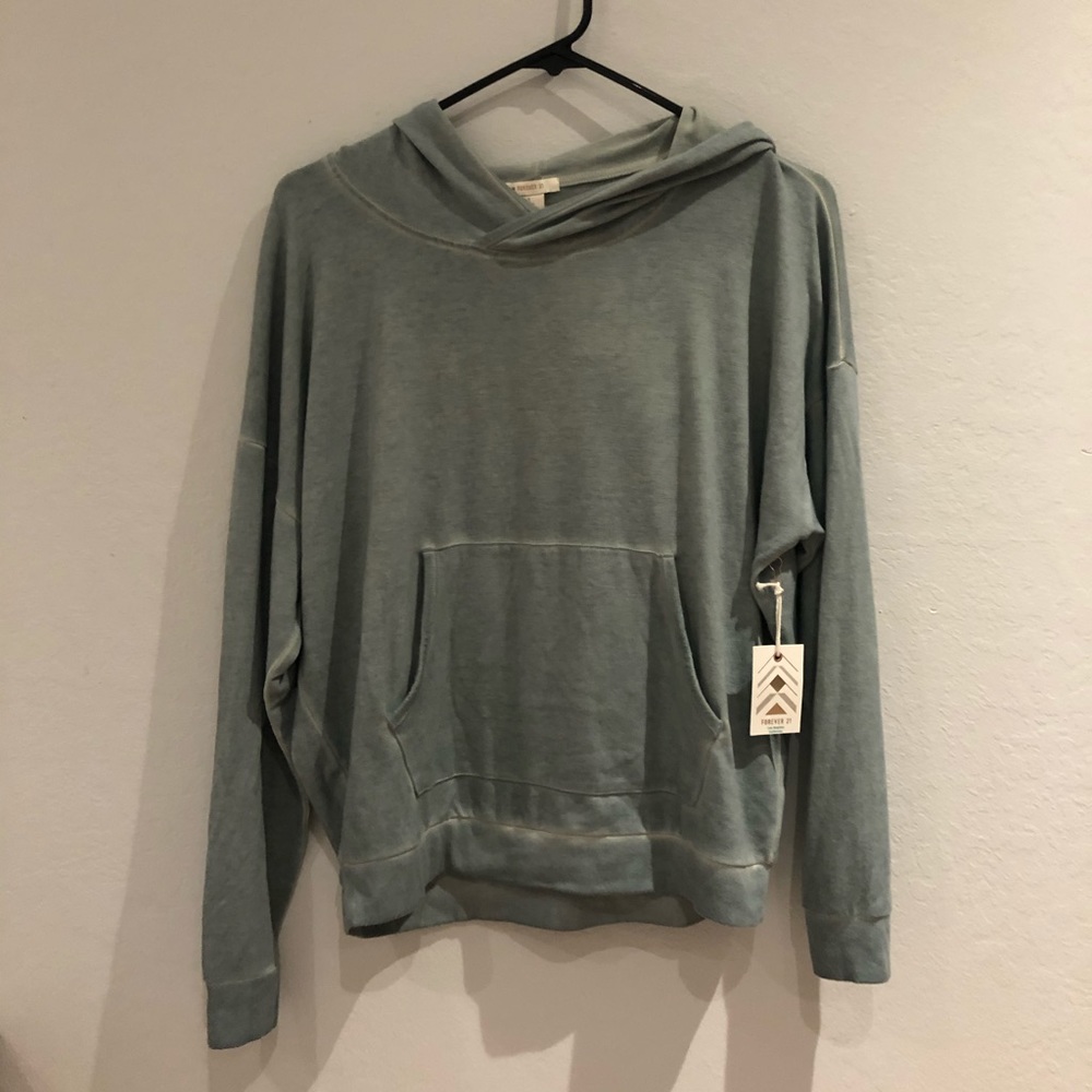 Sage green hoodie